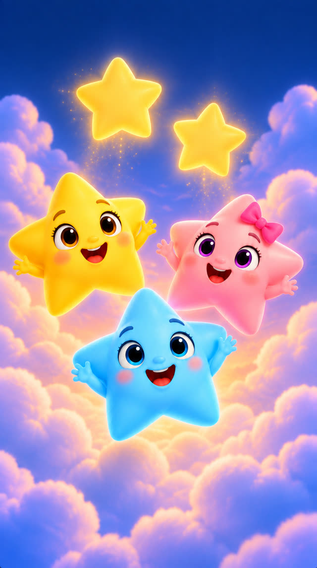 Scene 2 - Count to Five with Happy Star Kids.