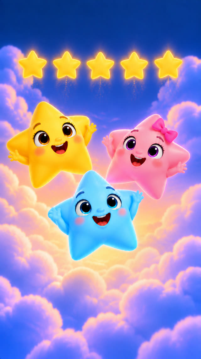 Scene 4 - Count to Five with Happy Star Kids.