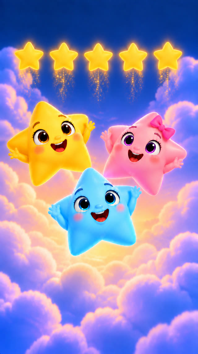 Scene 5 - Count to Five with Happy Star Kids.