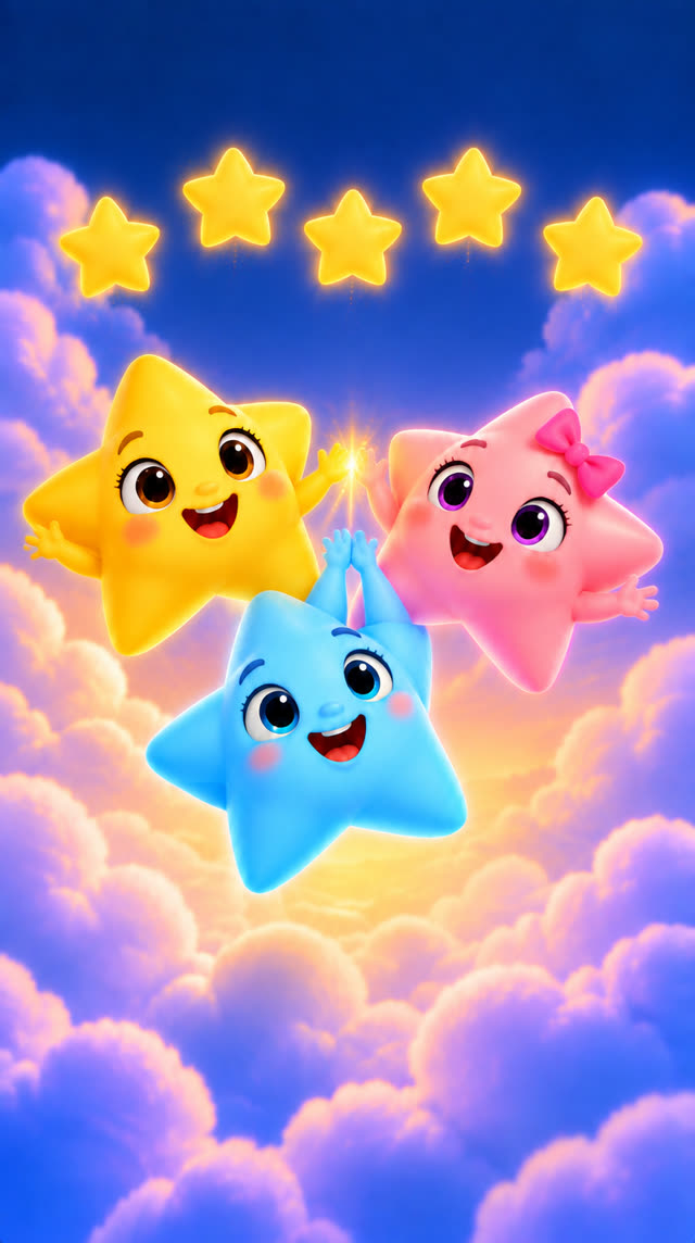 Scene 6 - Count to Five with Happy Star Kids.