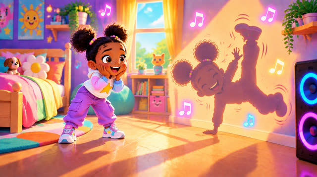 Scene 4 - MY SHADOW IS HAVING A PARTY.