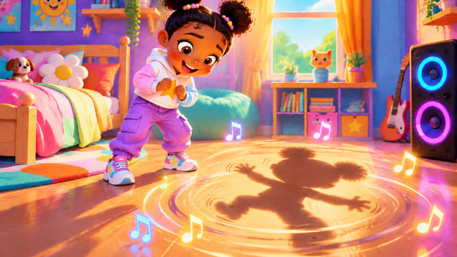 Scene 7 - MY SHADOW IS HAVING A PARTY.