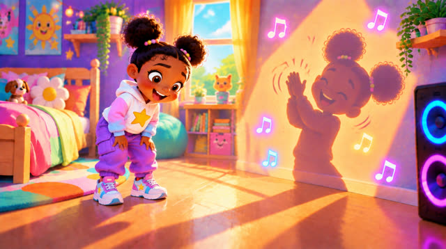 Scene 9 - MY SHADOW IS HAVING A PARTY.