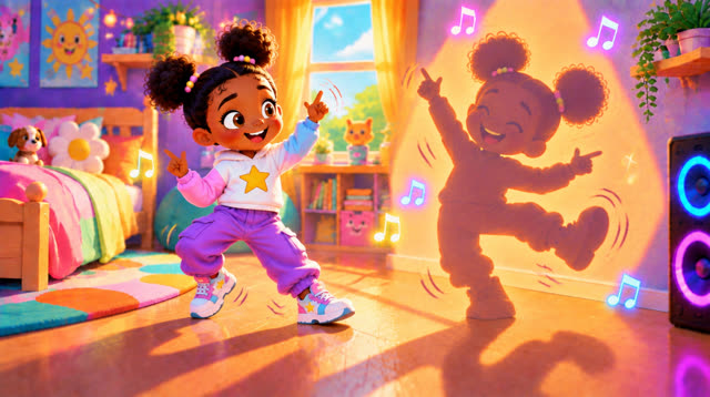 Scene 10 - MY SHADOW IS HAVING A PARTY.