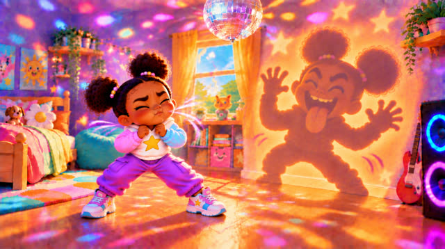 Scene 24 - MY SHADOW IS HAVING A PARTY.
