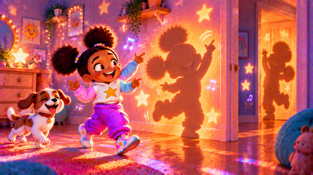 Scene 40 - MY SHADOW IS HAVING A PARTY.