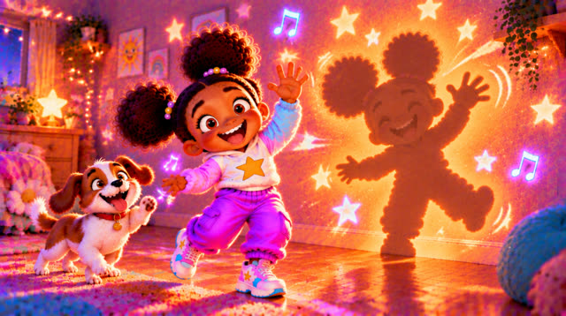 Scene 45 - MY SHADOW IS HAVING A PARTY.