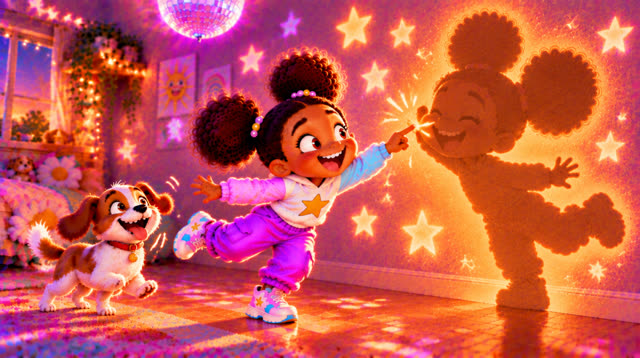 Scene 47 - MY SHADOW IS HAVING A PARTY.