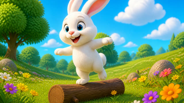 Scene 5 - Bouncy Little Bunny