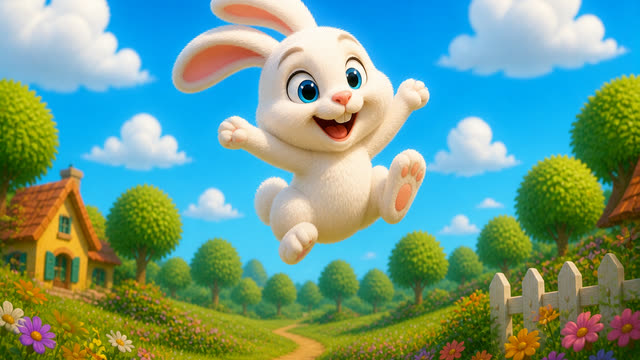 Scene 8 - Bouncy Little Bunny