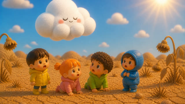 Scene 13 - Le Petit Nuage qui ne voulait pas pleurer