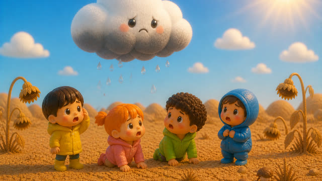Scene 14 - Le Petit Nuage qui ne voulait pas pleurer