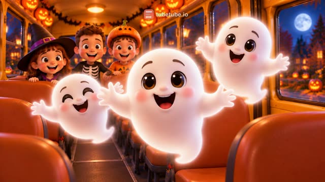 Scene 7 - Le Bus Hanté Roule Roule 🎃 Comptine Halloween pour Enfants | Chanson des Petits Monstres