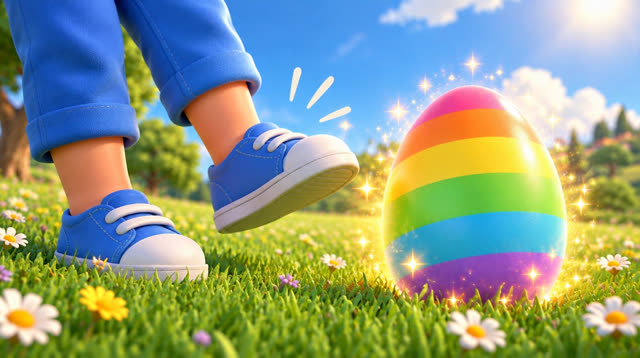 Scene 3 - Rainbow eggs suprise