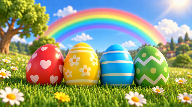 Scene 9 - Rainbow eggs suprise