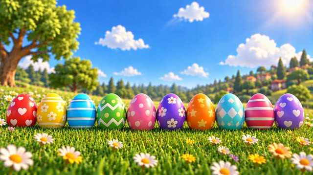 Scene 10 - Rainbow eggs suprise