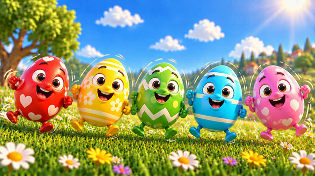 Scene 16 - Rainbow eggs suprise