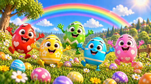 Scene 18 - Rainbow eggs suprise