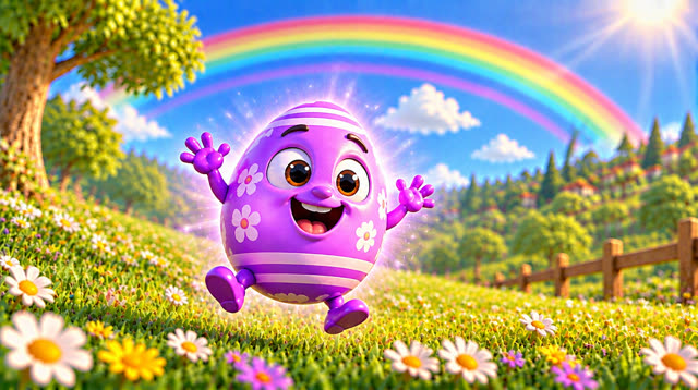 Scene 23 - Rainbow eggs suprise
