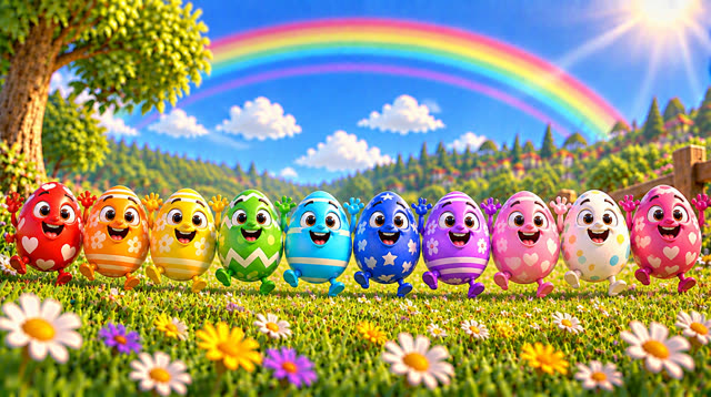 Scene 24 - Rainbow eggs suprise