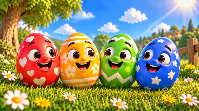 Scene 25 - Rainbow eggs suprise