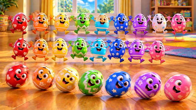 Scene 27 - Rainbow eggs suprise