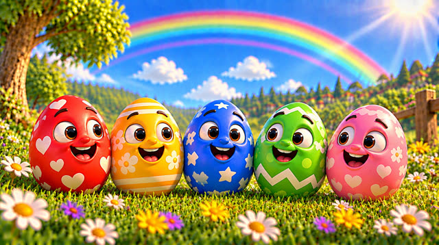 Scene 29 - Rainbow eggs suprise