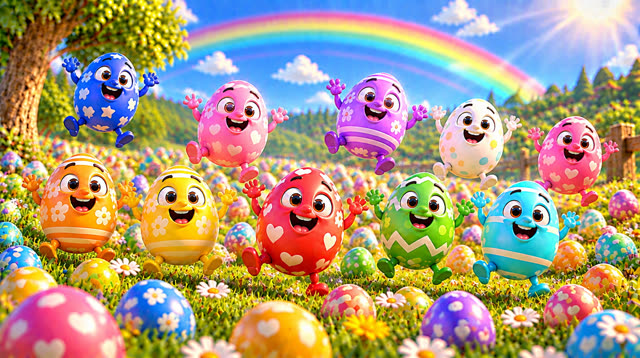 Scene 31 - Rainbow eggs suprise