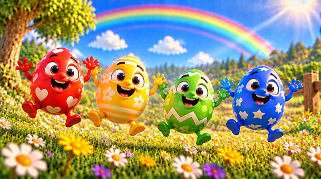 Scene 32 - Rainbow eggs suprise