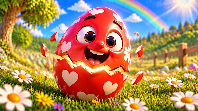 Scene 35 - Rainbow eggs suprise