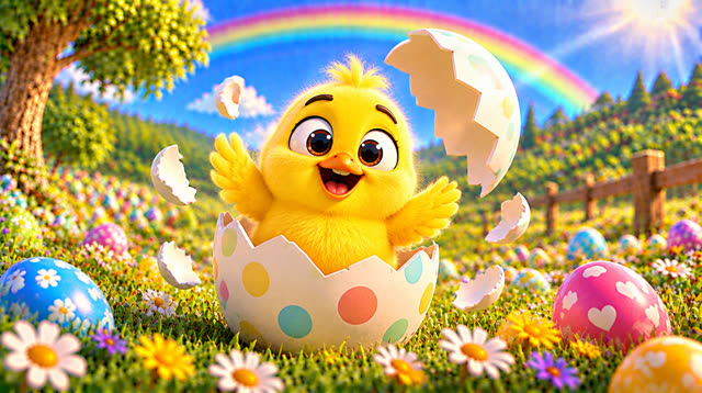 Scene 36 - Rainbow eggs suprise