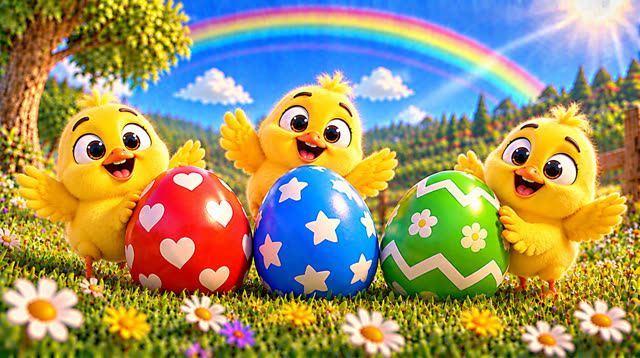 Scene 38 - Rainbow eggs suprise