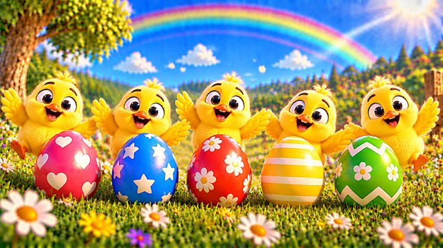 Scene 39 - Rainbow eggs suprise