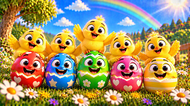 Scene 40 - Rainbow eggs suprise