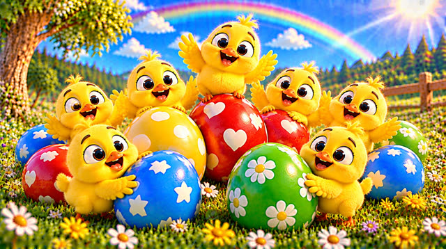 Scene 47 - Rainbow eggs suprise