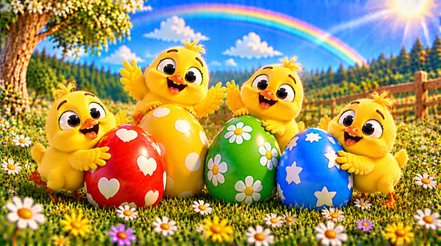 Scene 52 - Rainbow eggs suprise