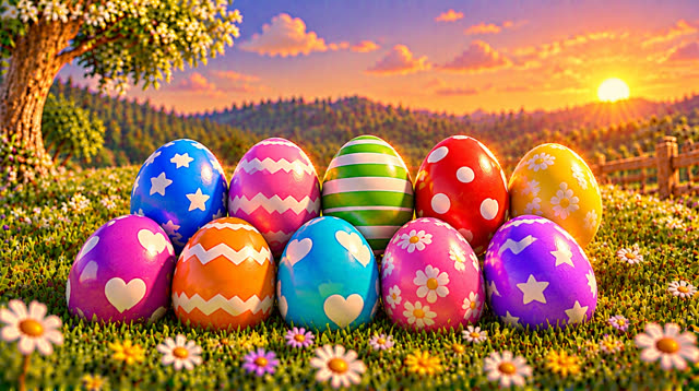 Scene 53 - Rainbow eggs suprise