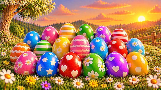 Scene 54 - Rainbow eggs suprise