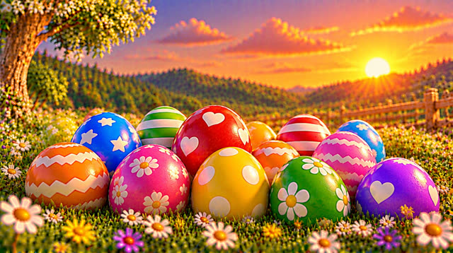 Scene 56 - Rainbow eggs suprise