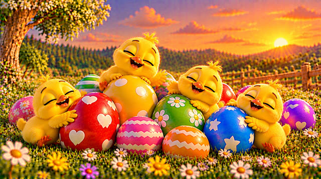Scene 57 - Rainbow eggs suprise