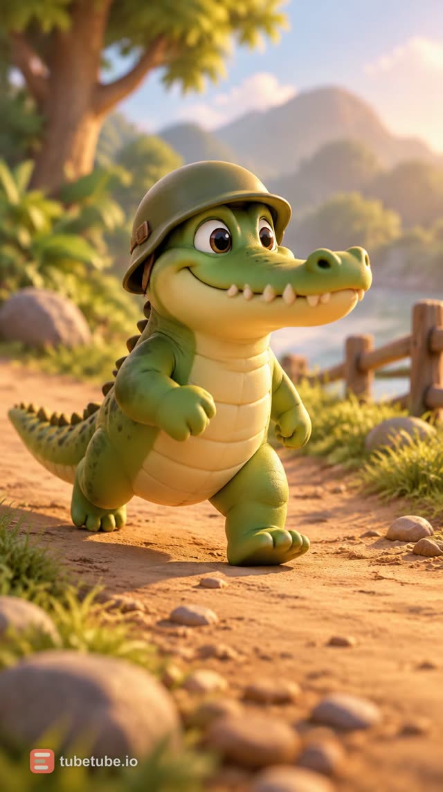 Scene 1 - Le petit crocodile