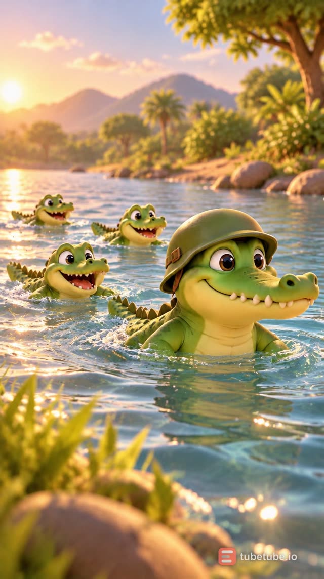 Scene 6 - Le petit crocodile