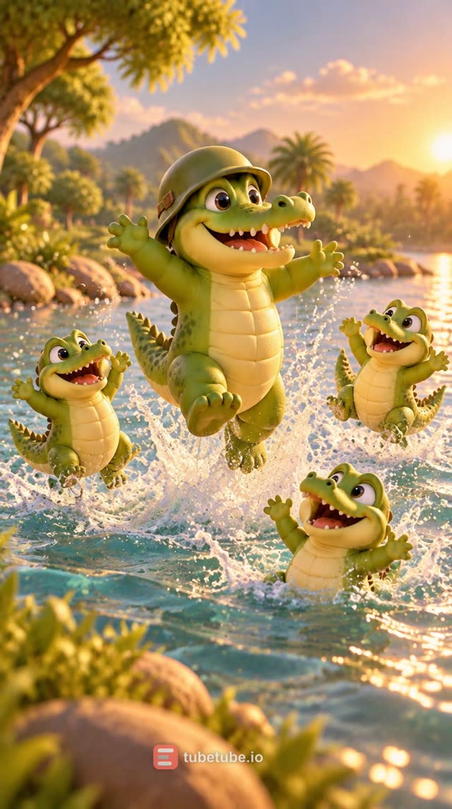 Scene 7 - Le petit crocodile
