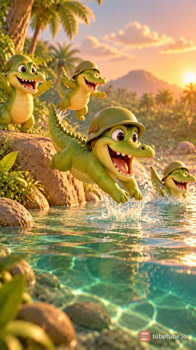 Scene 14 - Le petit crocodile