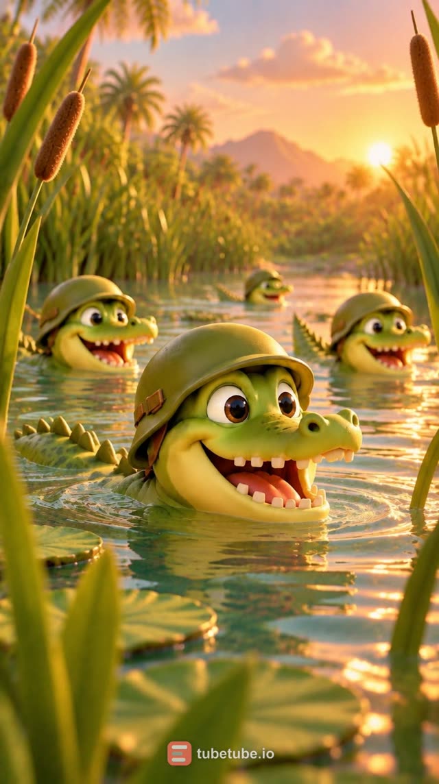 Scene 15 - Le petit crocodile