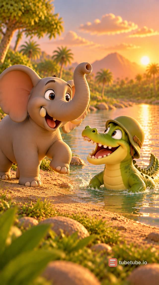 Scene 18 - Le petit crocodile
