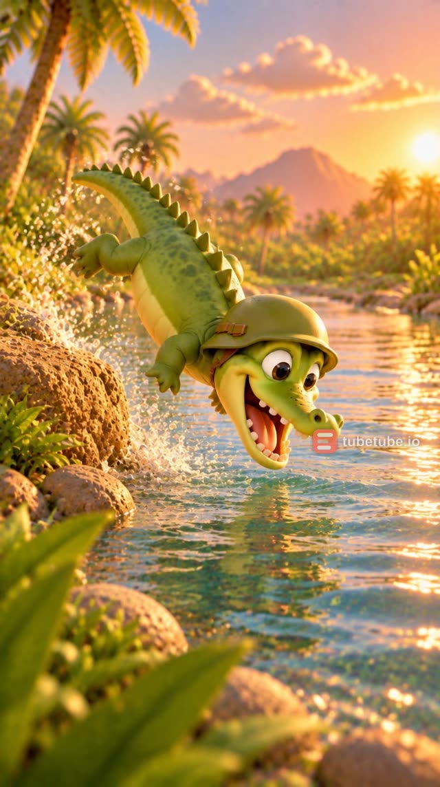 Scene 20 - Le petit crocodile