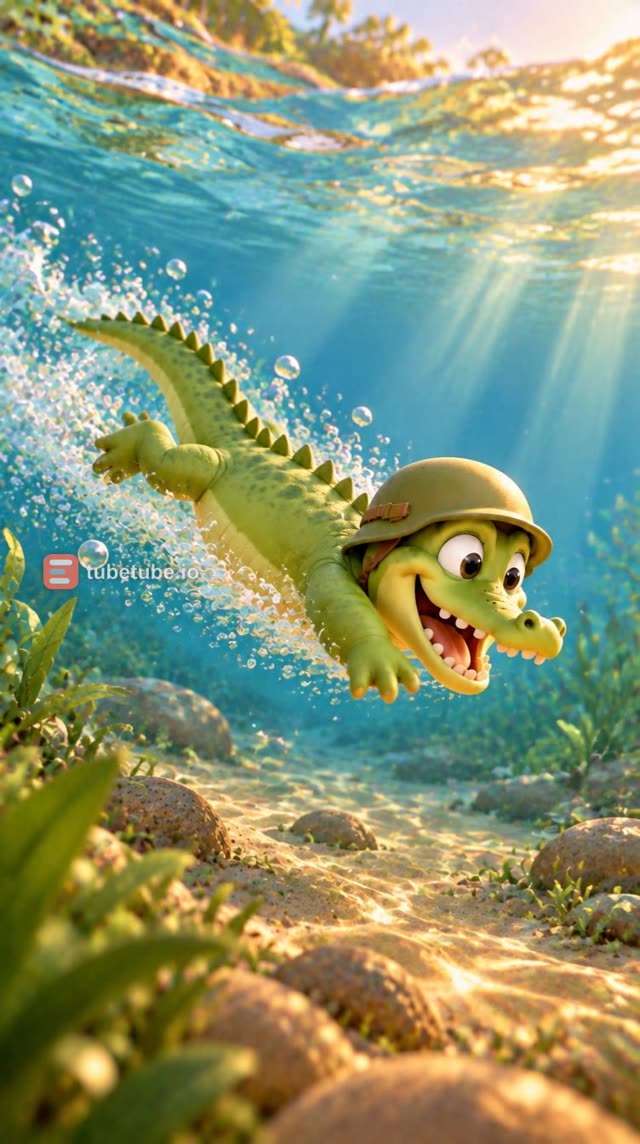 Scene 21 - Le petit crocodile