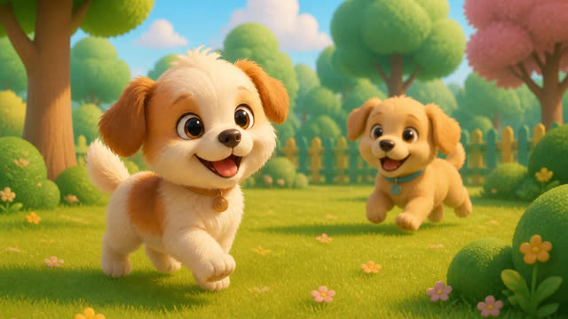 Scene 2 - Puppy Playground Playtime
