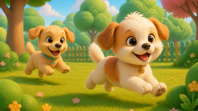 Scene 3 - Puppy Playground Playtime